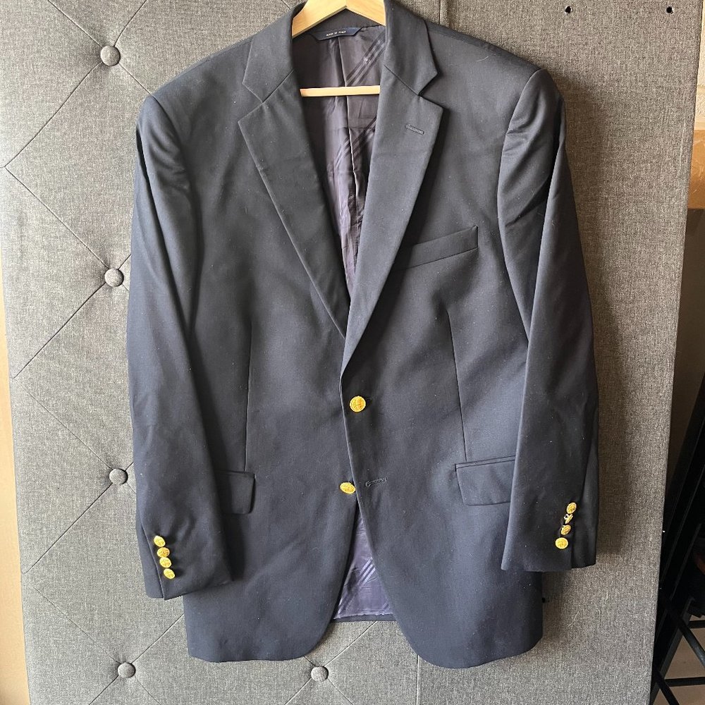 Brooks Brothers Blue Wool Blazer